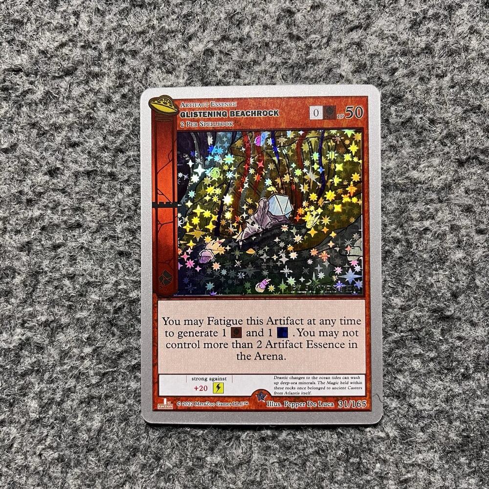Metazoo Playtester Glistening Beachrock UFO 1st Edition Silver Border Holo